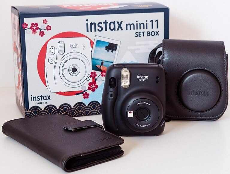 Aparat FUJIFILM Instax mini 11 Big Set Szary