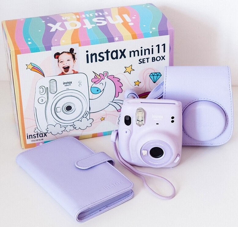 Aparat FUJIFILM Instax mini 11 Big Set Fioletowy