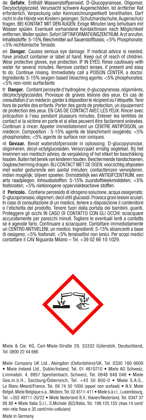 Warnschild mit roter Raute, Augenschäden, Hand beschädigt, korrodierte Oberfläche. Enthält Text.