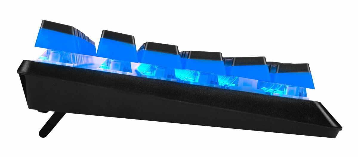 Klawiatura przewodowa MODECOM Volcano Lanparty Pudding Edition Outemu Blue Czarny
