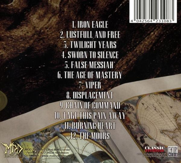 CD-Hülle mit Titelliste. Braun- und Sepia-Töne. Albumcover.