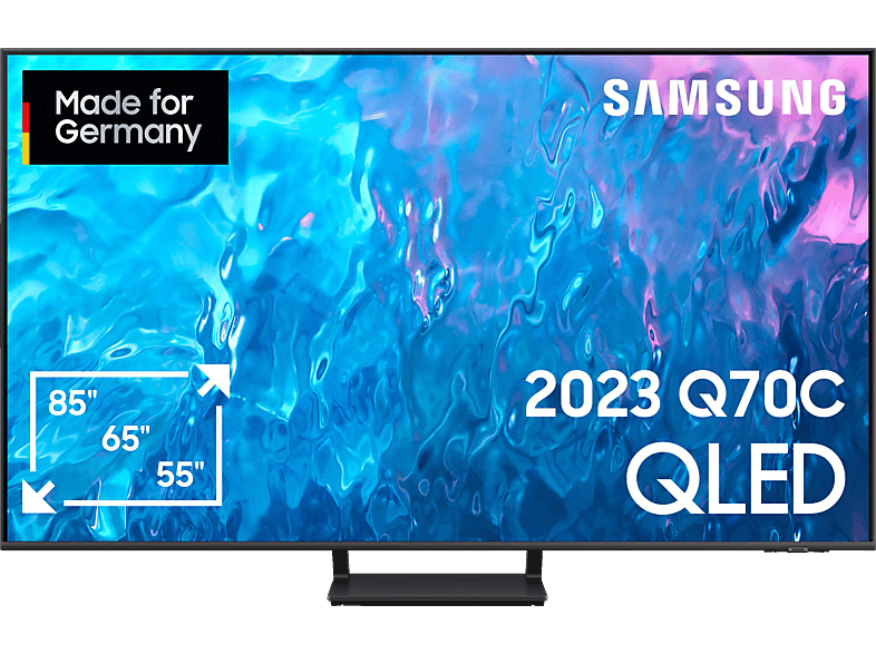 SAMSUNG GQ75Q70CAT QLED / Zoll TV, cm, Tizen) TV 4K, 189 SMART 75 (Flat, UHD