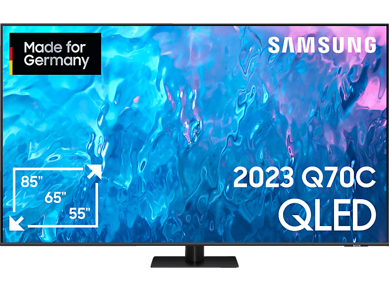 SAMSUNG GQ85Q70CAT SMART Tizen) TV, 85 Zoll TV 214 UHD 4K, (Flat, QLED cm, 