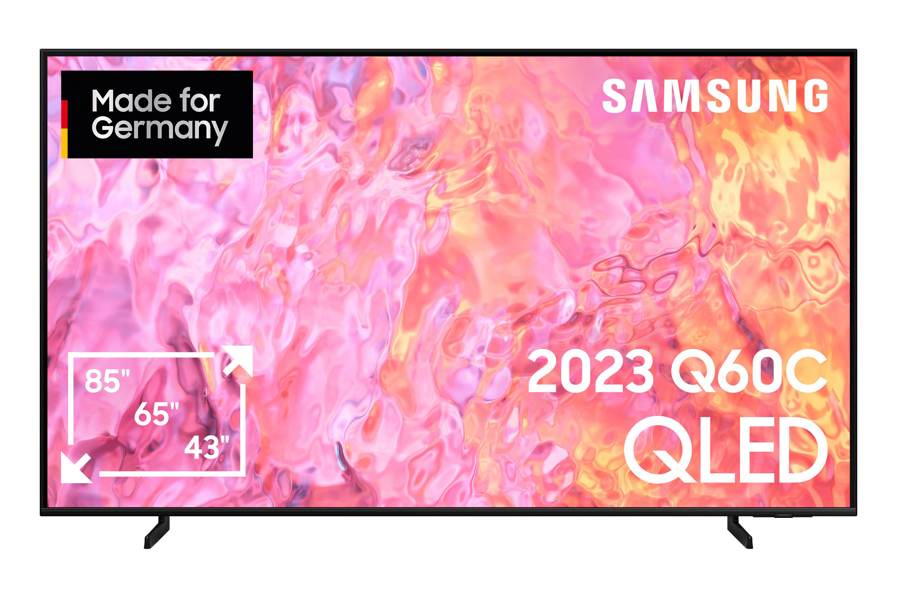 SAMSUNG GQ85Q60CAU QLED TV (Flat, 85 Zoll / 214 cm, UHD 4K, SMART TV, Tizen)