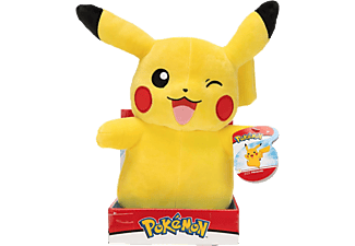 BANDAI NAMCO Pokémon Pikachu - Pupazzo di peluche (Giallo/Rosso/Nero)