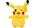 BANDAI NAMCO Pokémon Pikachu - Pupazzo di peluche (Giallo/Rosso/Nero)