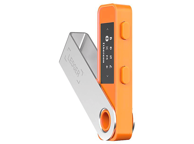 LEDGER HardwareWallet NANO S PLUS BTC Orange HardwareWallet MediaMarkt