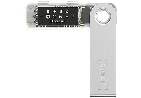LEDGER Hardware-Wallet NANO S PLUS Kristallklar