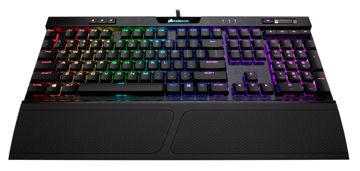 Klawiatura przewodowa CORSAIR K70 RGB MK.2 Low Profile Rapidfire Cherry MX Low Profile Speed CH-9109018-NA