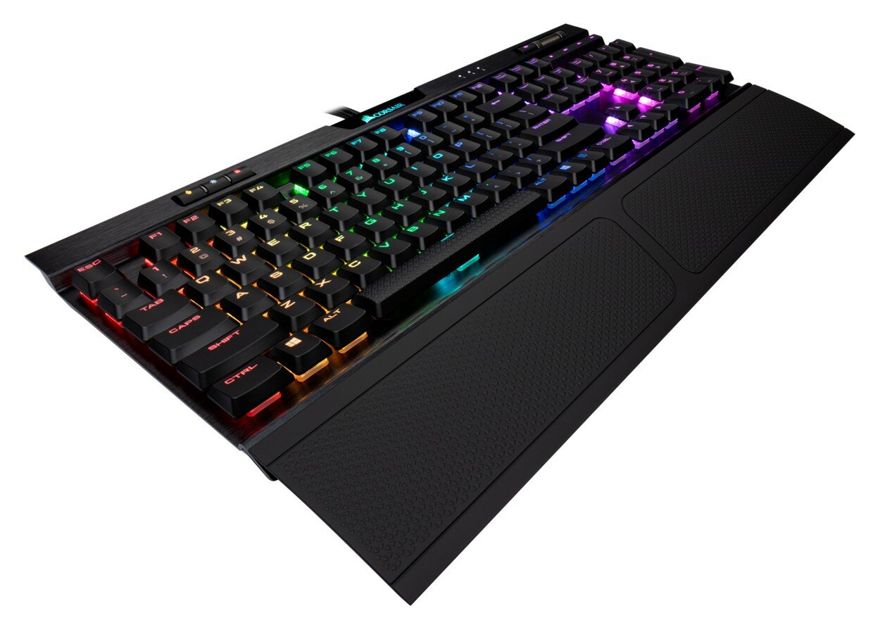 Klawiatura przewodowa CORSAIR K70 RGB MK.2 Low Profile Rapidfire Cherry MX Low Profile Speed CH-9109018-NA