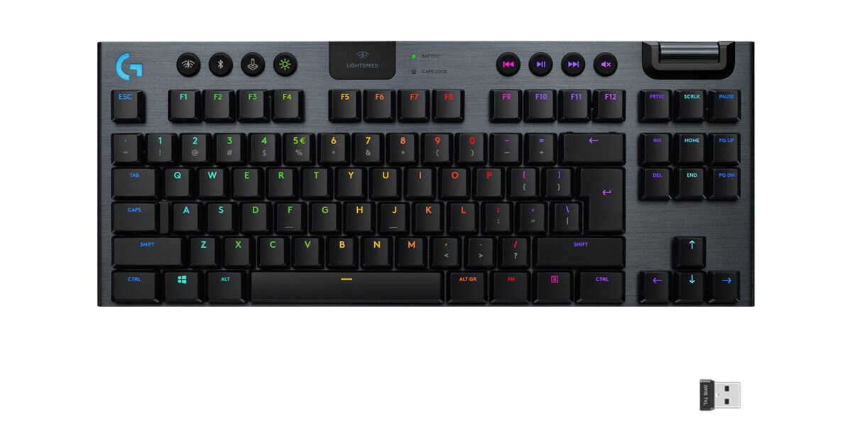 Klawiatura bezprzewodowa LOGITECH G915 TKL Czarny Liniowe 920-009520