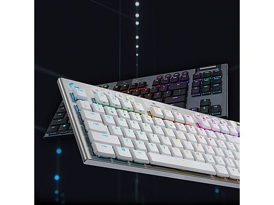 Klawiatura bezprzewodowa LOGITECH G915 TKL Biały Sprężynujące 920-009664