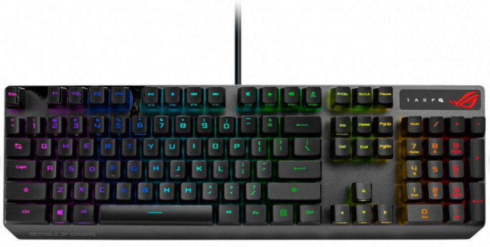 Klawiatura przewodowa ASUS ROG Strix Scope RX Czarny