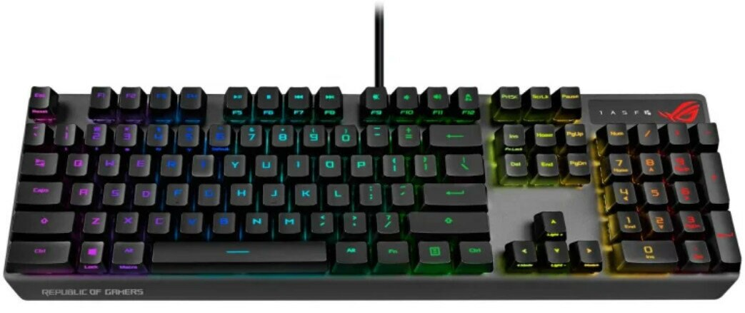 Klawiatura przewodowa ASUS ROG Strix Scope RX Czarny