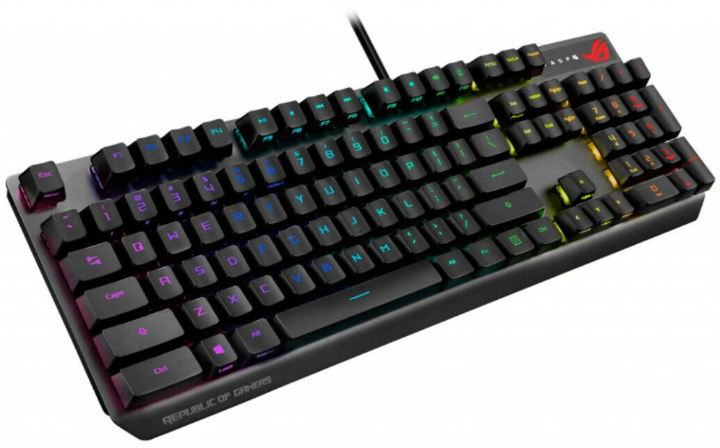 Klawiatura przewodowa ASUS ROG Strix Scope RX Czarny