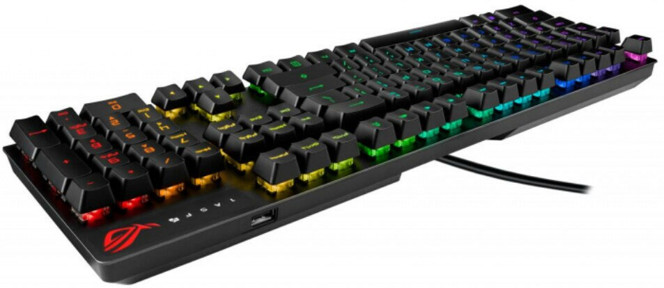 Klawiatura przewodowa ASUS ROG Strix Scope RX Czarny