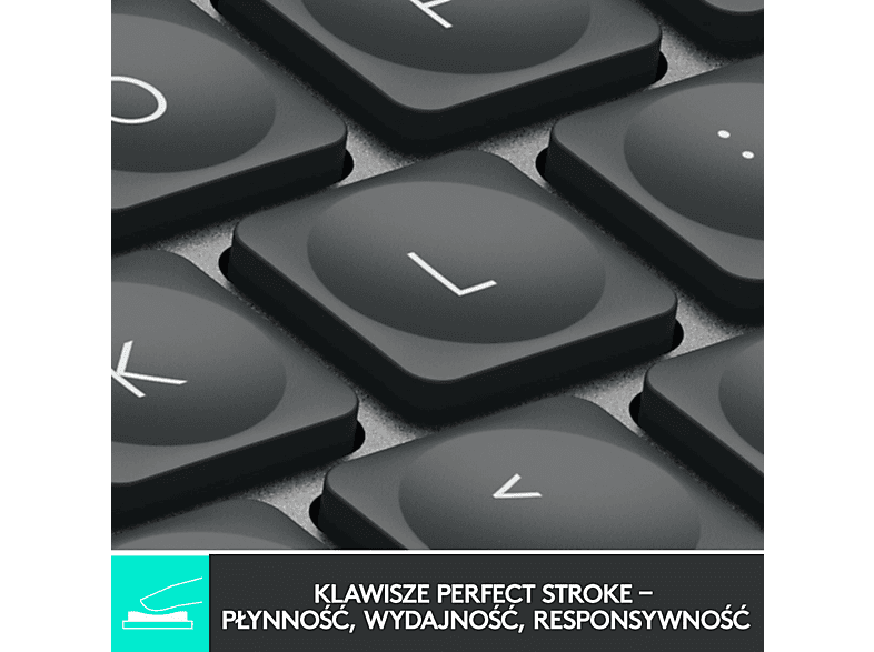 Klawiatura LOGITECH MX Keys Mini Grafitowy – zdjęcie 2