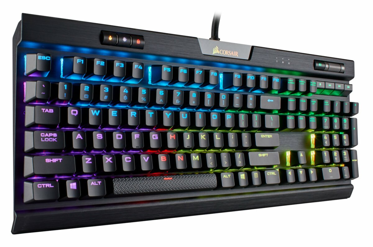 Klawiatura przewodowa CORSAIR K70 RGB MK.2 Rapidfire - Cherry MX Red CH-9109010-NA