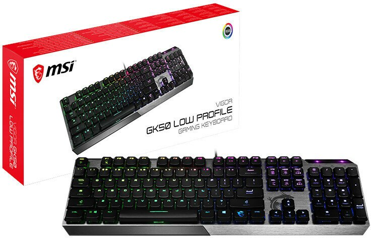 Klawiatura MSI VIGOR GK50 Low Profile US