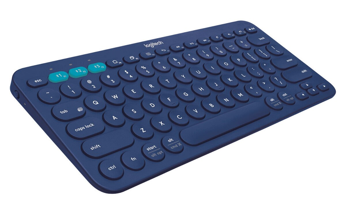 Klawiatura bezprzewodowa LOGITECH K380 Multi-Device Bluetooth Niebieska