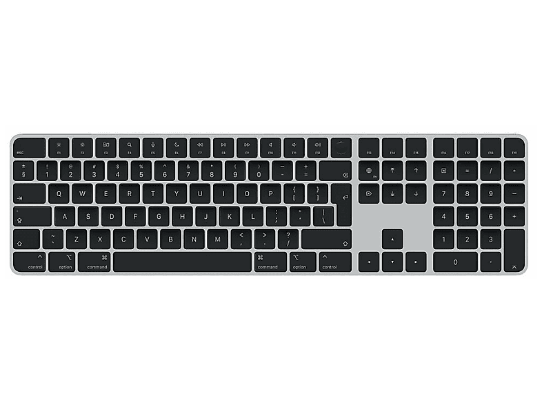 Klawiatura bezprzewodowa APPLE Magic Keyboard z Touch ID i polem numerycznym dla modeli Maca czipem Apple - angielski (międzynarodowy) czarne
