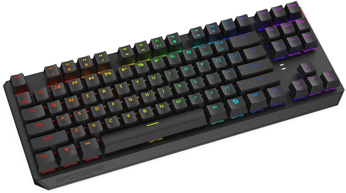 Klawiatura przewodowa SPC GEAR GK630K Tournament Kailh Blue RGB SPG056