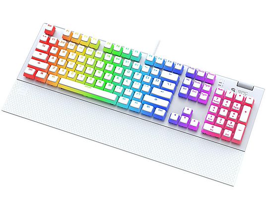 Klawiatura przewodowa SPC GEAR GK650K Omnis Kailh Red RGB Onyx White SPG123