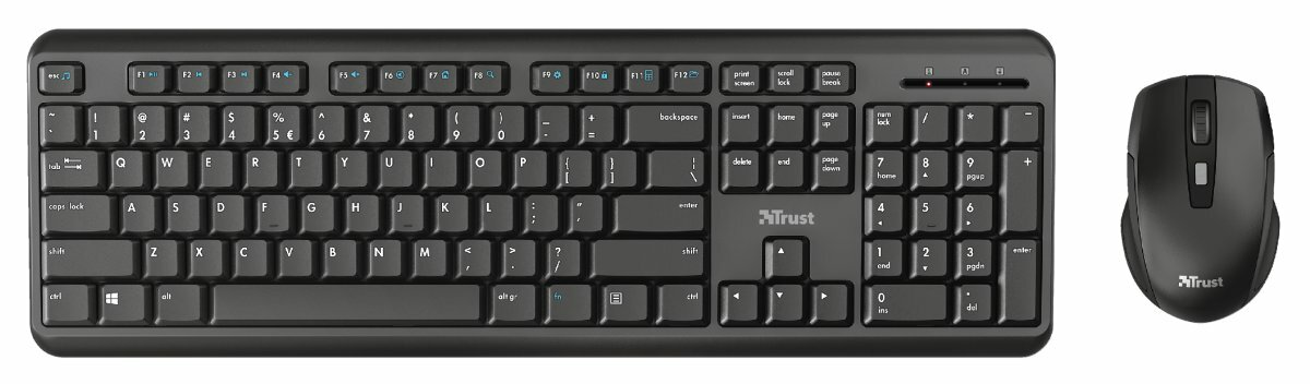 Zestaw klawiatura+mysz TRUST Ody RU