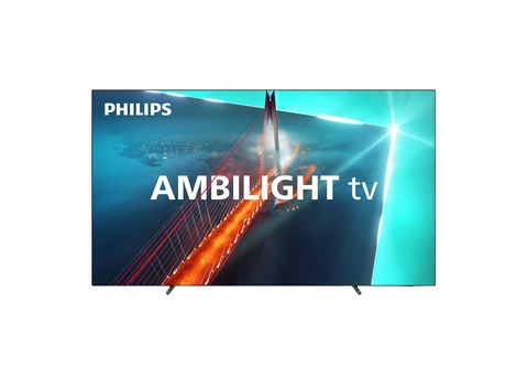 PHILIPS 48OLED708/12 4K OLED Ambilight TV (Flat, 48 Zoll / 121 cm, OLED 4K, SMART TV, Ambilight, GoogleTV 12)