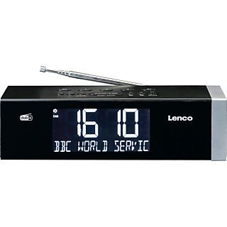 LENCO CR-640BK - Radio-réveil (DAB, FM, DAB+, Noir)