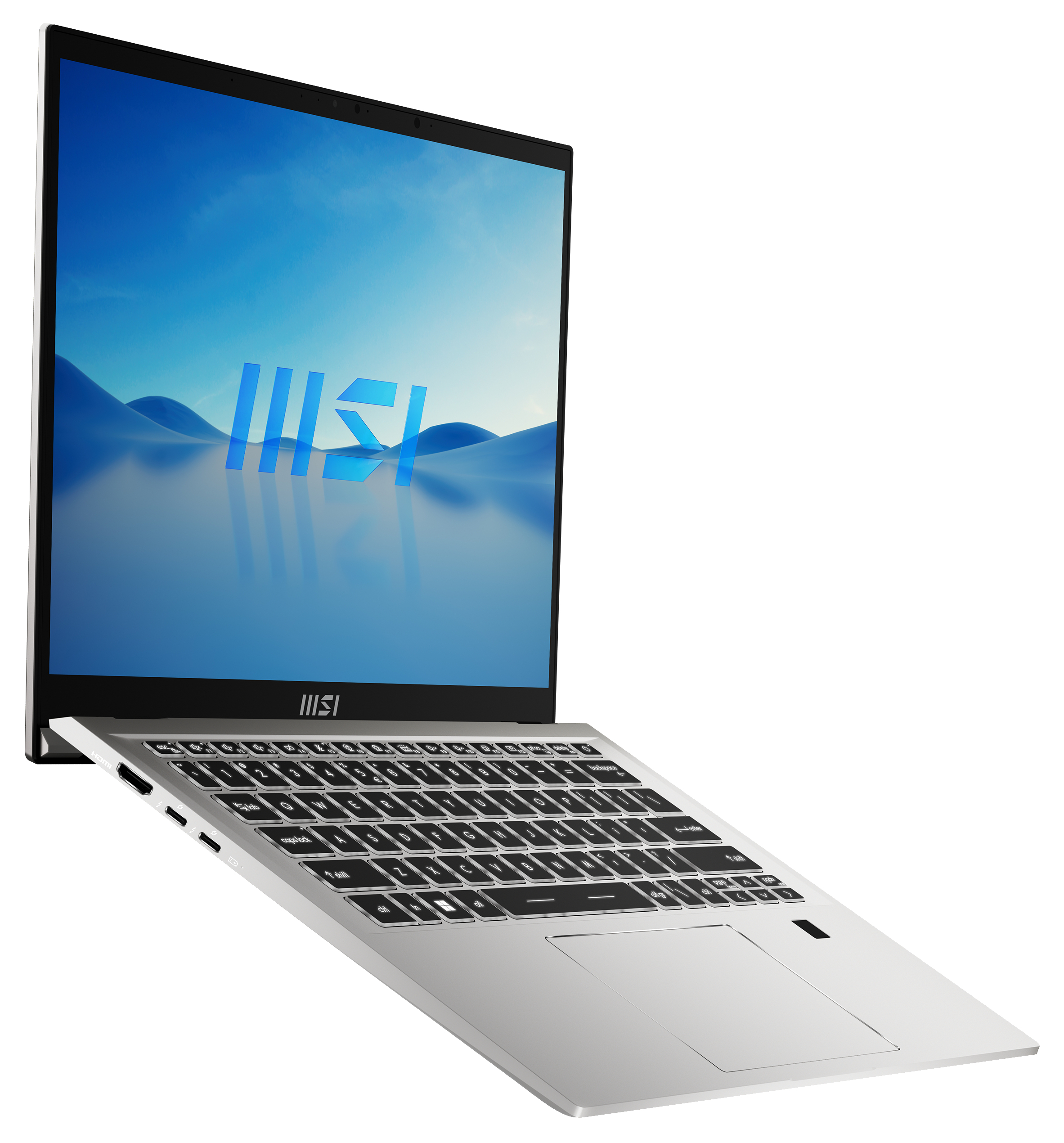 mit Iris® Core™ 16 Silver EVO, (64 Prozessor, Zoll Windows Urban Bit) TB Notebook, Xe, Intel®, MSI Display, 1 i7 14,0 GB Intel® 11 Pro SSD, 14 PRESTIGE RAM,