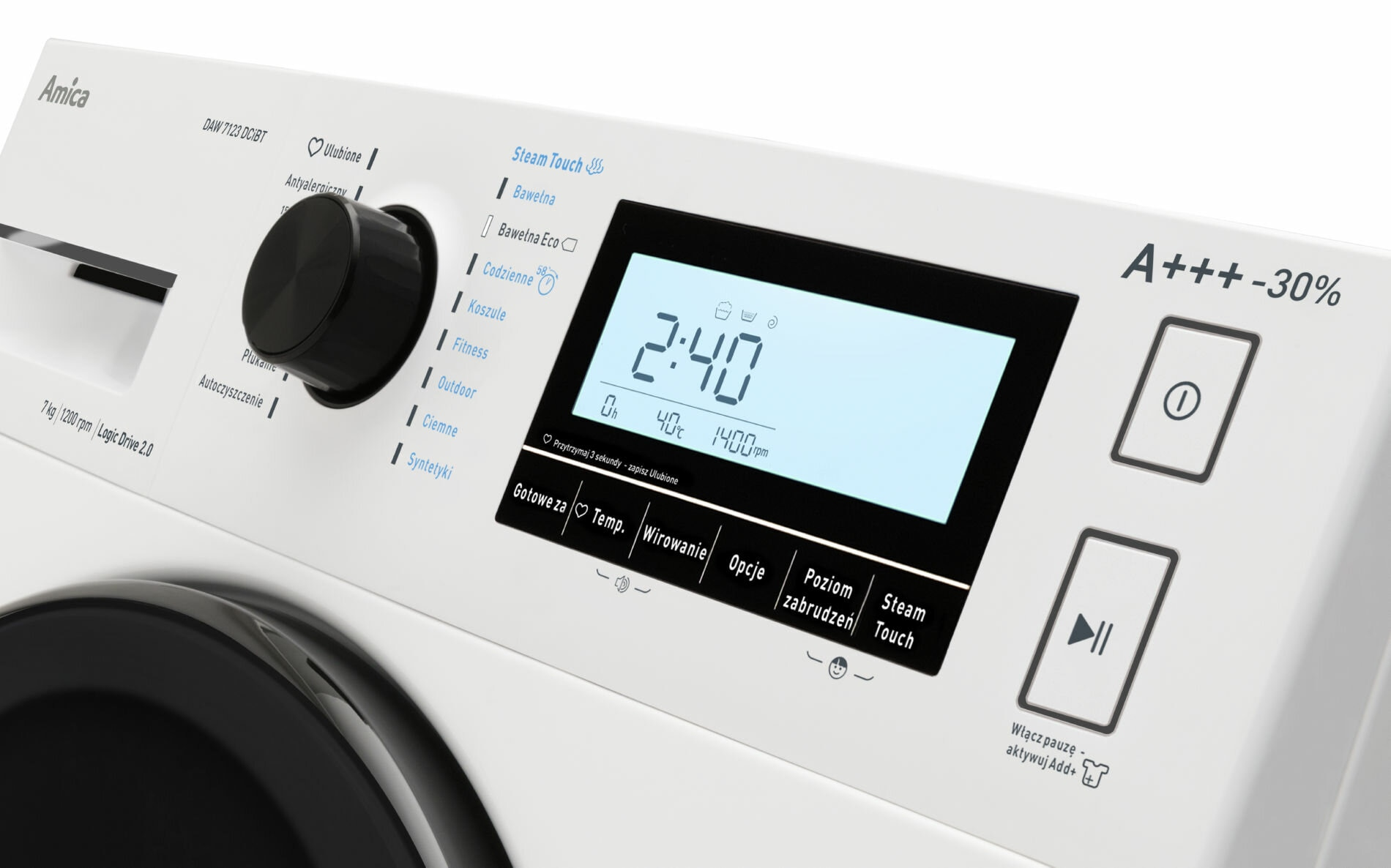 Pralka AMICA DAW7123DCiBT