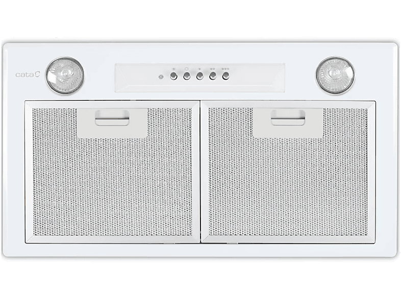 Campana grupo filtrante - Cata GT Plus 45, 3 Velocidades, 645 m³/h, LED, 49.2 cm, Blanco