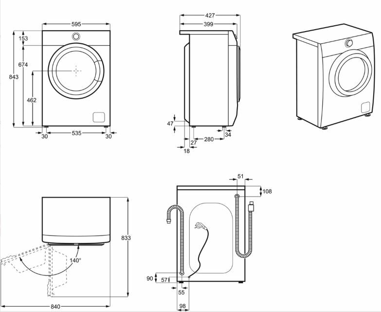 Pralka ELECTROLUX EW6S226SPI