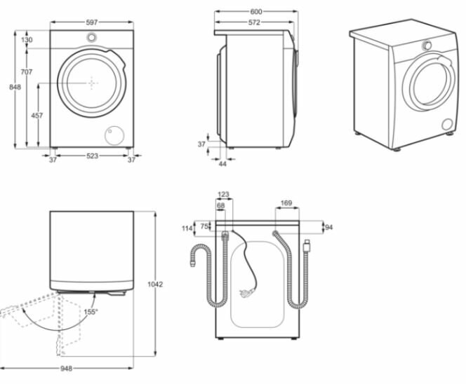Pralka ELECTROLUX EW8F248BP