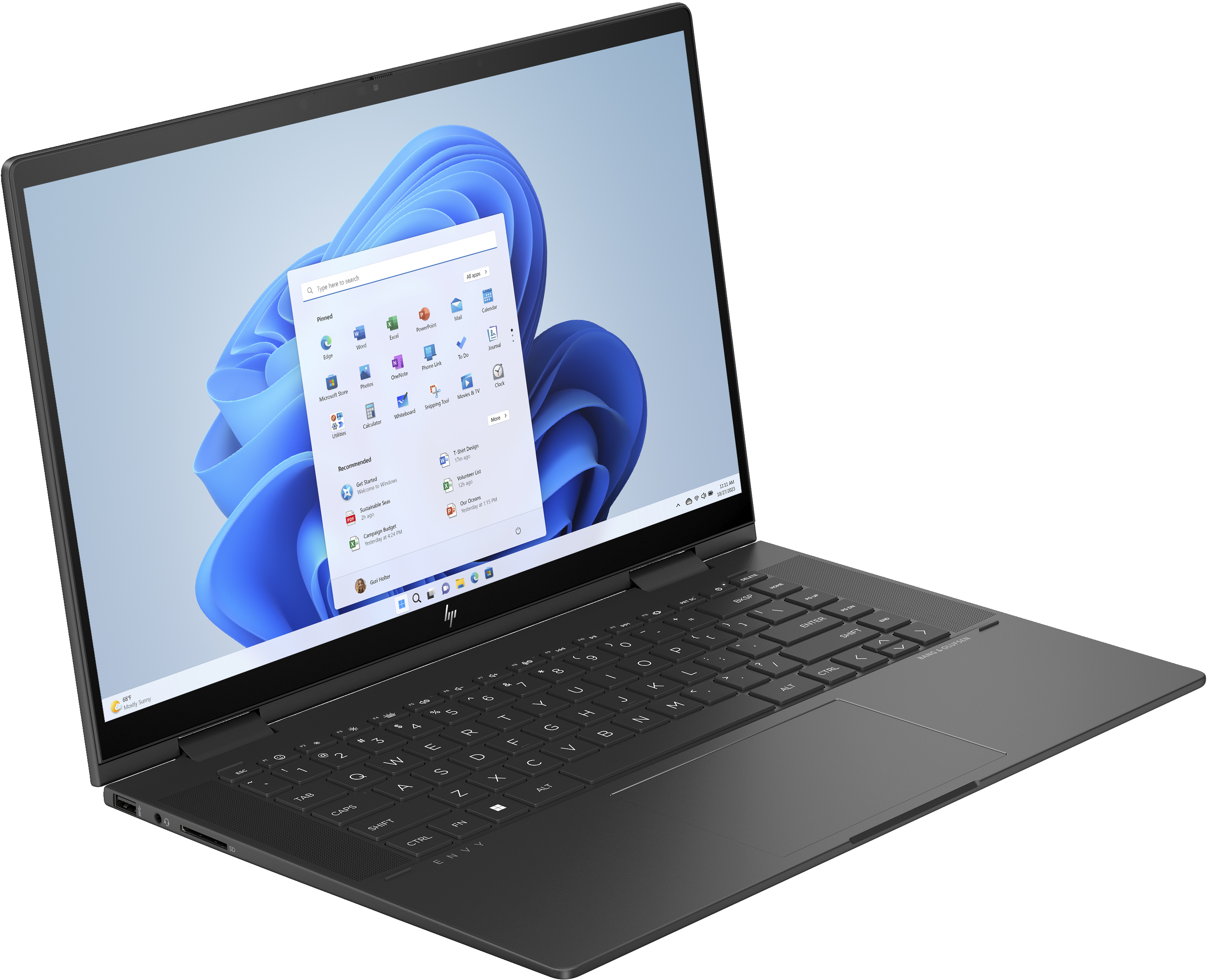 HP ENVY x360 15-fh0434nz, Convertible 2 in 1 Laptop, mit 15.6