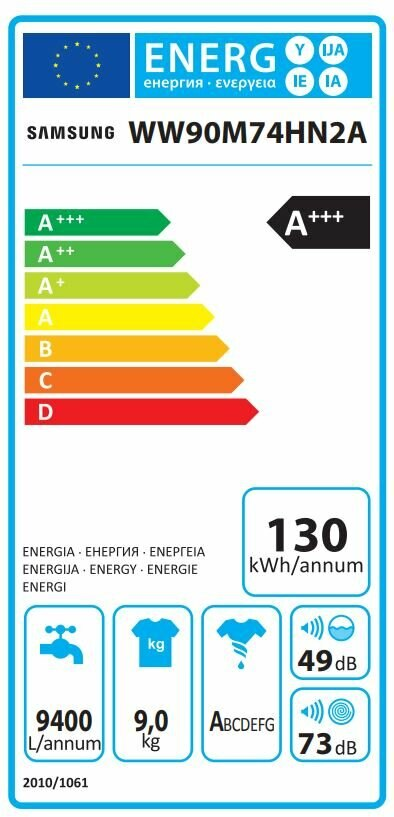 Pralka SAMSUNG WW90M74HN2A/EO