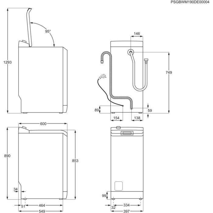 Pralka ELECTROLUX EW6T4061P