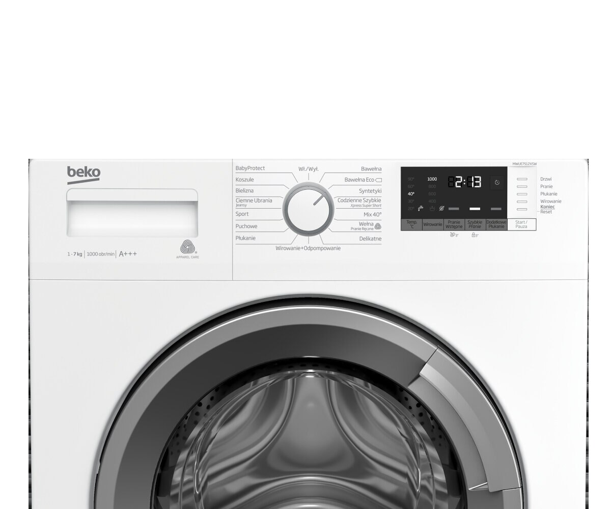 Pralka BEKO MWUE7512XSW