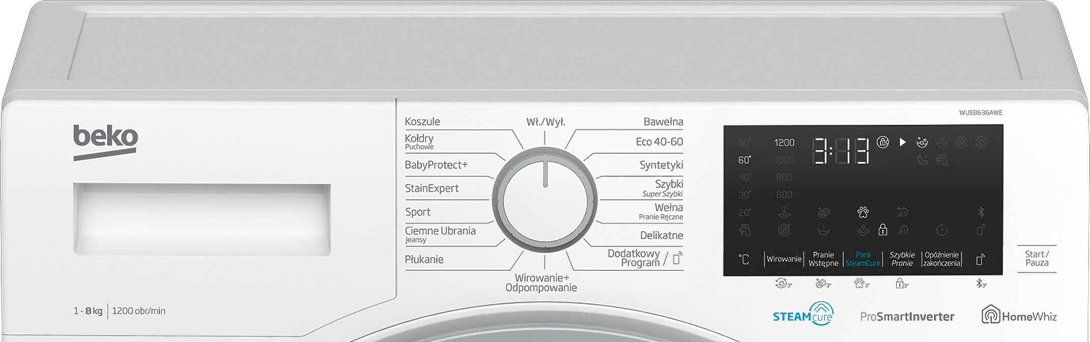 Pralka BEKO WUE8636AWE