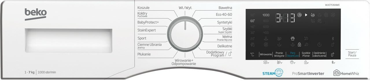 Pralka BEKO WUE7536AWE