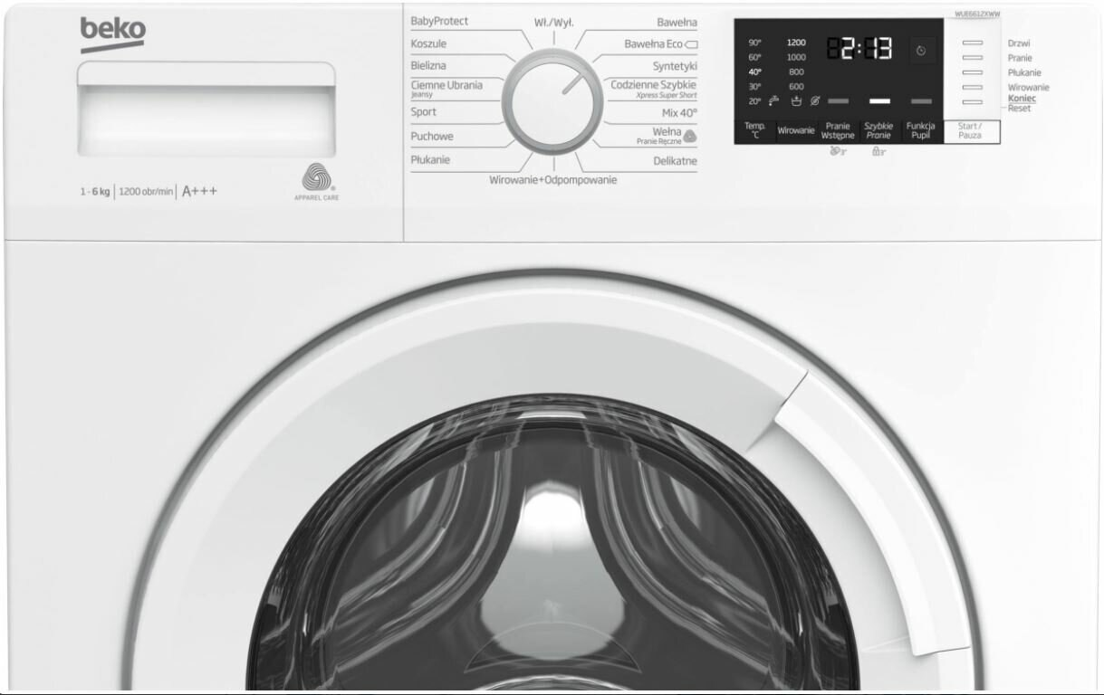 Pralka BEKO WRE6612XWWE