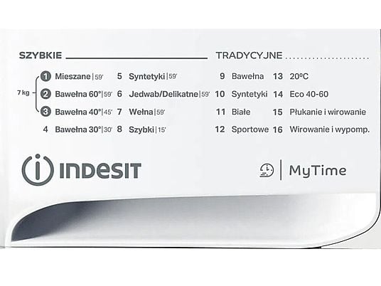 Pralka INDESIT MTWE 71252 WK PL