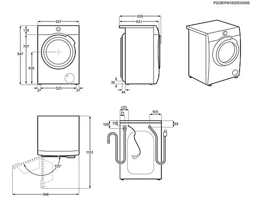 Pralka ELECTROLUX EW9F161BP