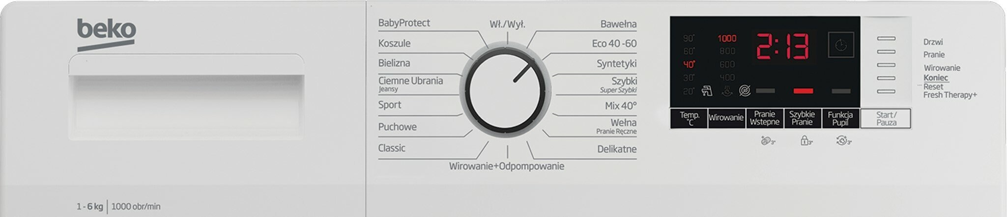 Pralka BEKO WRE6512XWWE