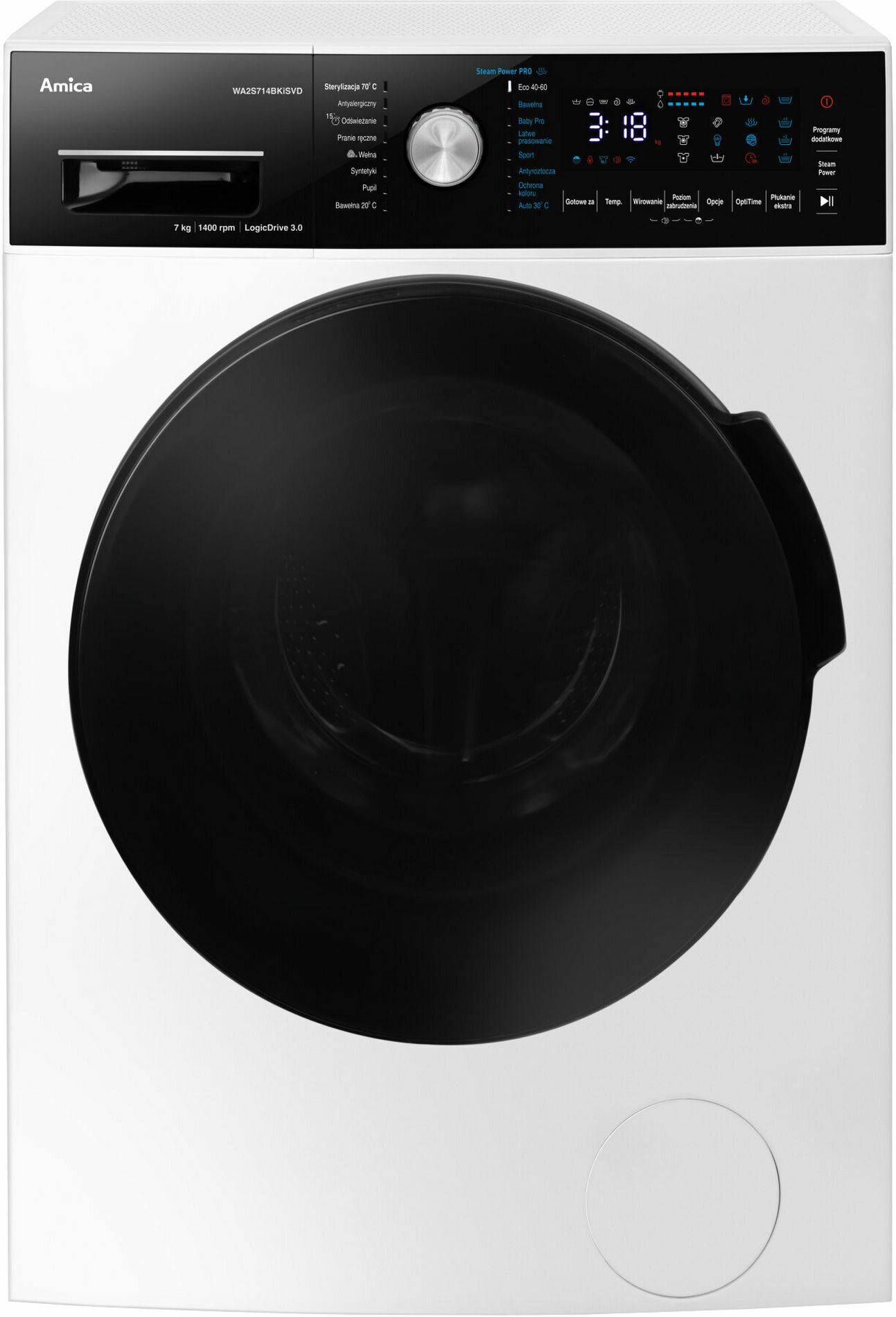 Pralka AMICA WA2S714BKiSVD