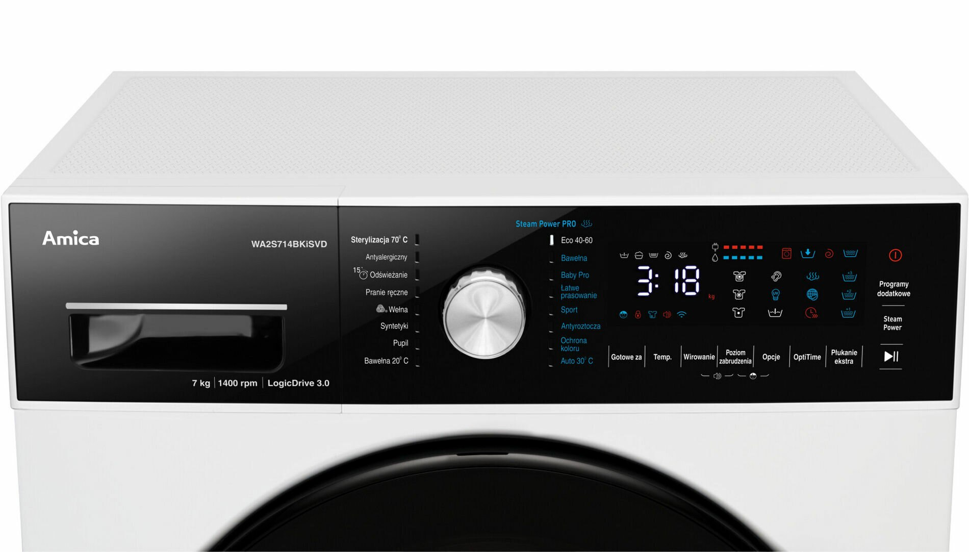 Pralka AMICA WA2S714BKiSVD