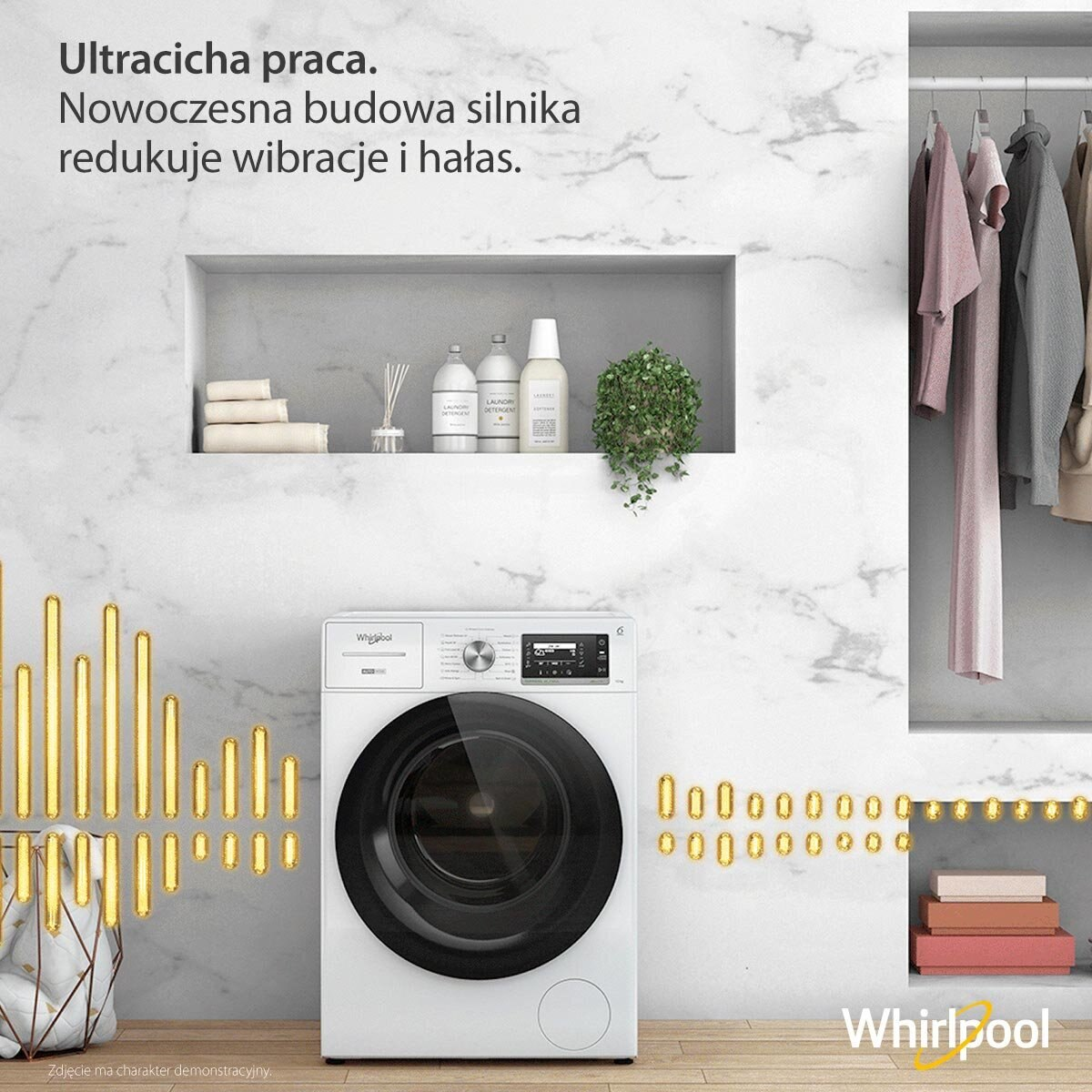 Pralka WHIRLPOOL W7 W945WB PL Supreme Silence