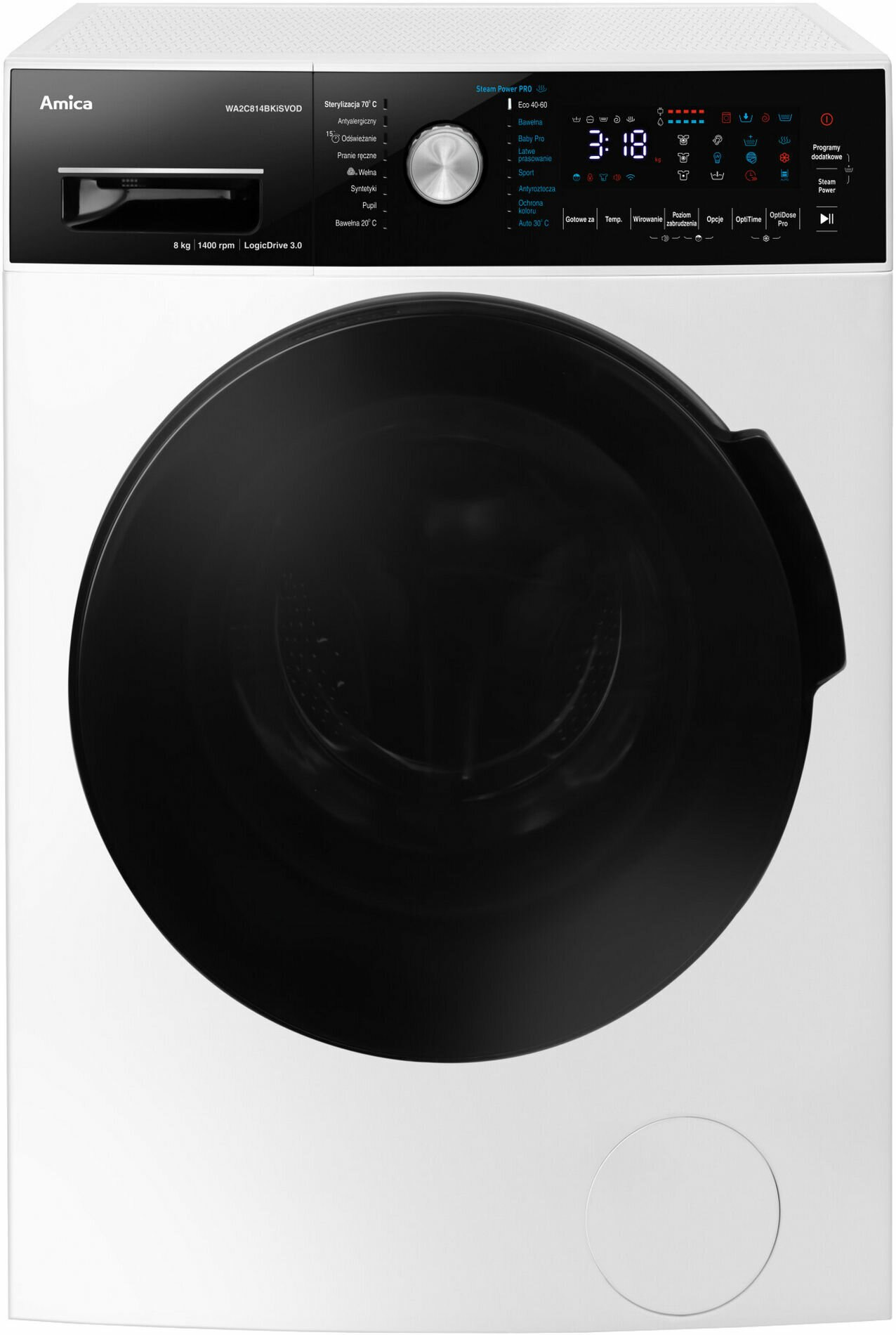 Pralka AMICA WA2C814BKiSVOD