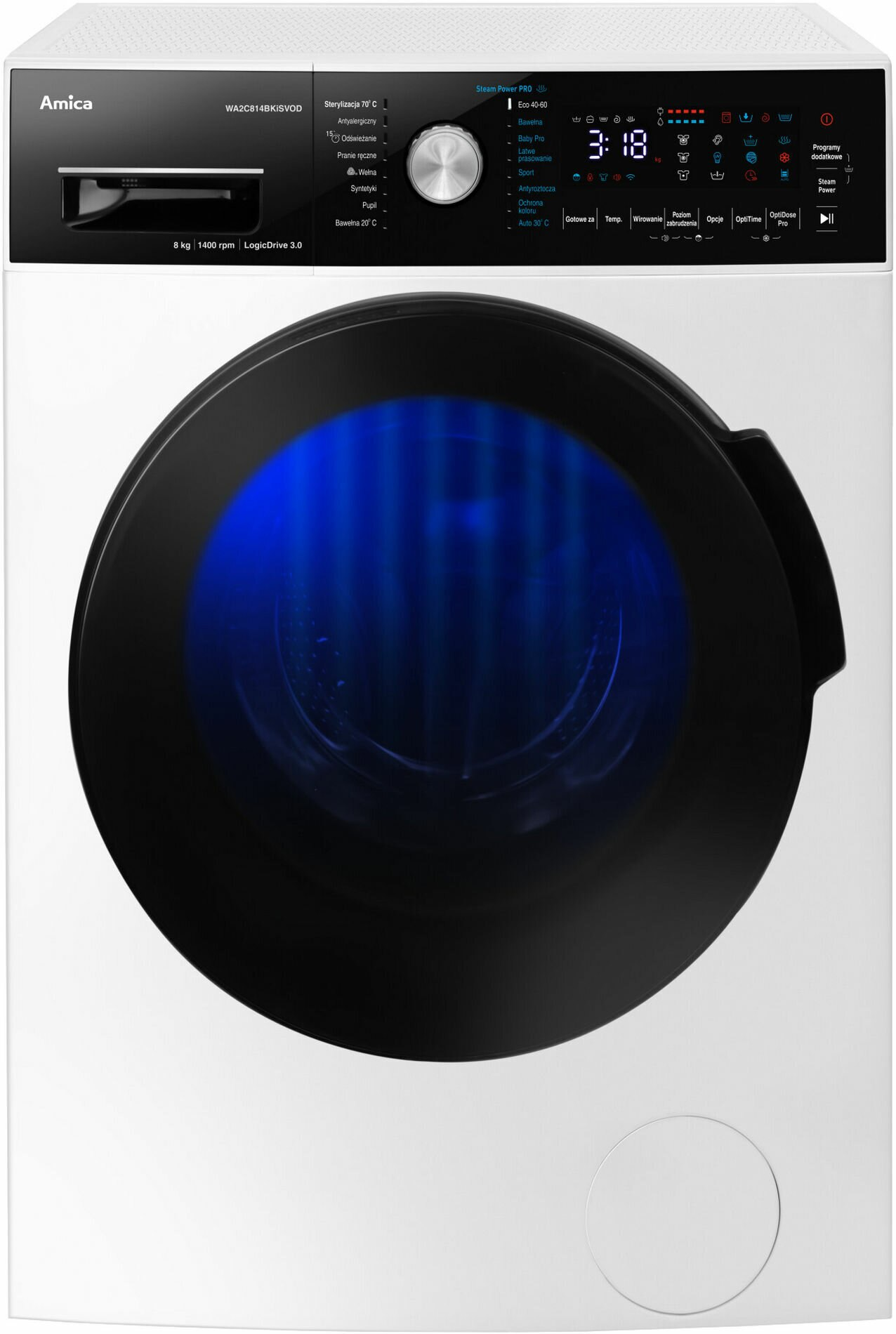 Pralka AMICA WA2C814BKiSVOD